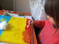 Peinture de la toile