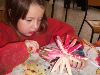 Marcia concentrée sur son étoile...