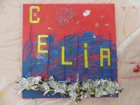 Célia, 8 ans, et sa maman