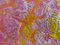 Le résultat encore humide de la technique "super simple"