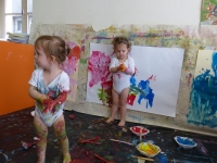 La peinture c'est aussi une question de matière...