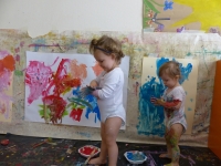 Belle synchronisation les loulettes !