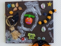 Alixia, 7 ans et sa marraine
