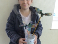 Clémence et ses fleurs