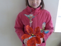 Mathilde et ses fleurs