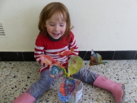 Morgane et ses fleurs
