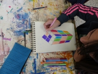 Rubik's cube in progress...