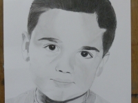 Mai - portrait du frère de Cassidie terminé