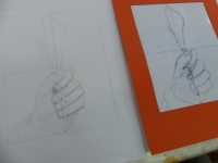 octobre - étude de la main, apprendre à dessiner en volume