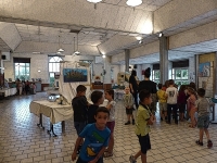 L'école de Marlieux en visite à l'expo